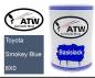 Preview: Toyota, Smokey Blue, 8X0: 500ml Lackdose, von ATW Autoteile West.